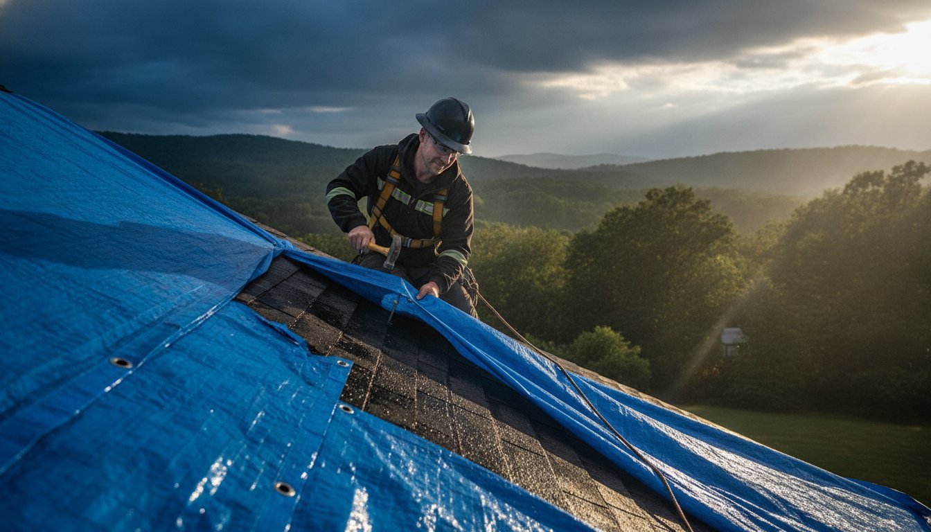 Emergency Roof Leak Repair in East Stroudsburg: Your 2026 Response Guide