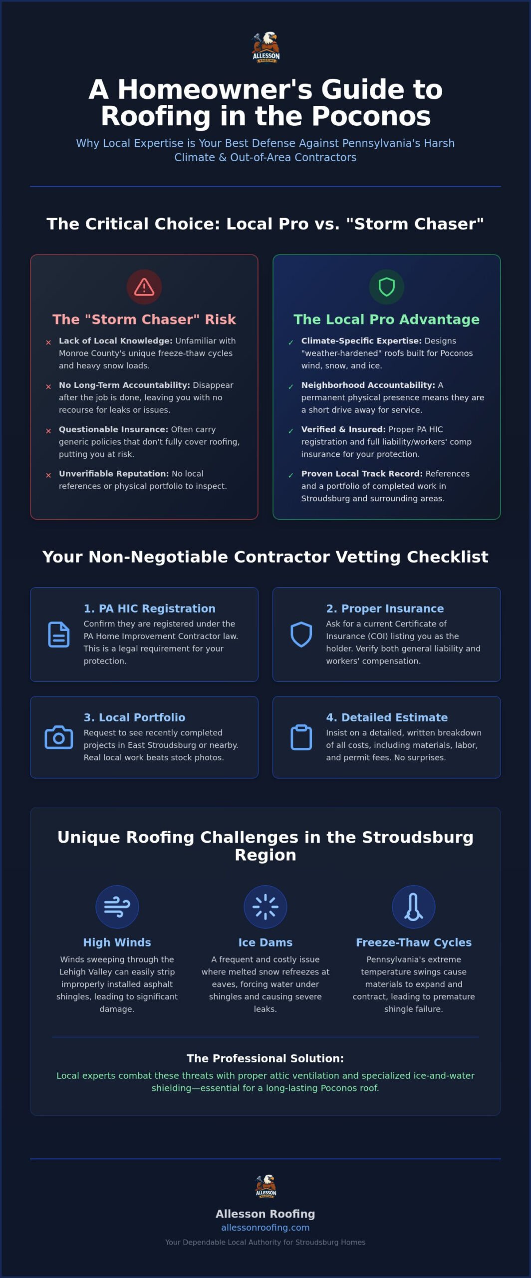 Expert Local Roofers in Stroudsburg, PA: A Homeowner’s Guide to Quality & Reliability